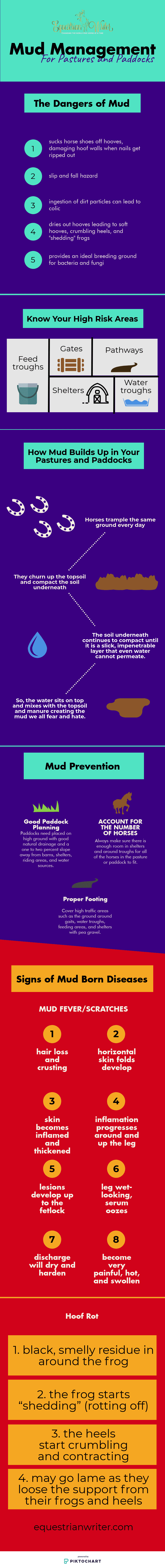 Mud management pinterest infographic