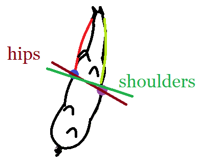 hip and shoulder alignment for riding inside leg to outside rein
